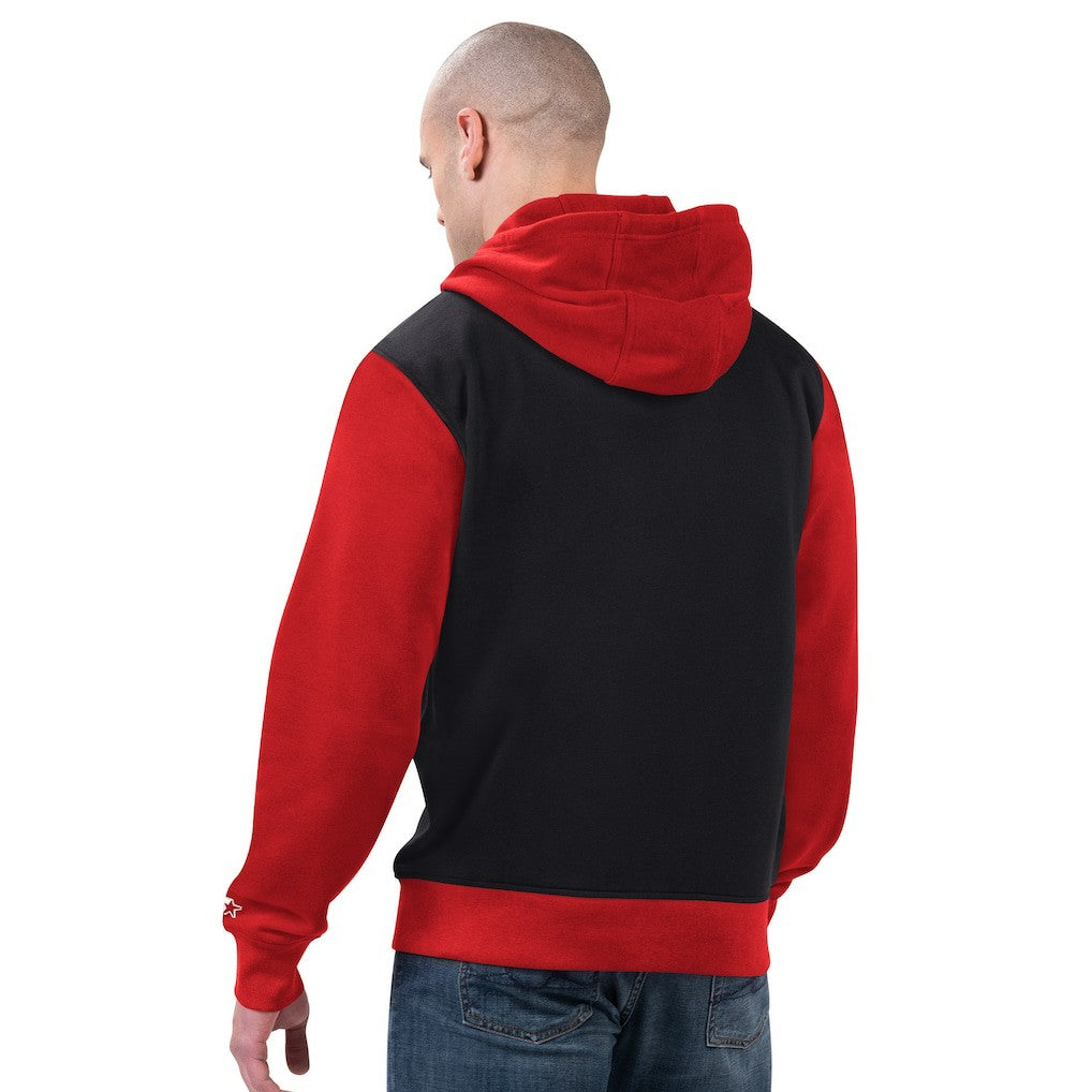 San Francisco 49ers Starter Thursday Night Gridiron Full-Zip Hoodie Black/Scarlet