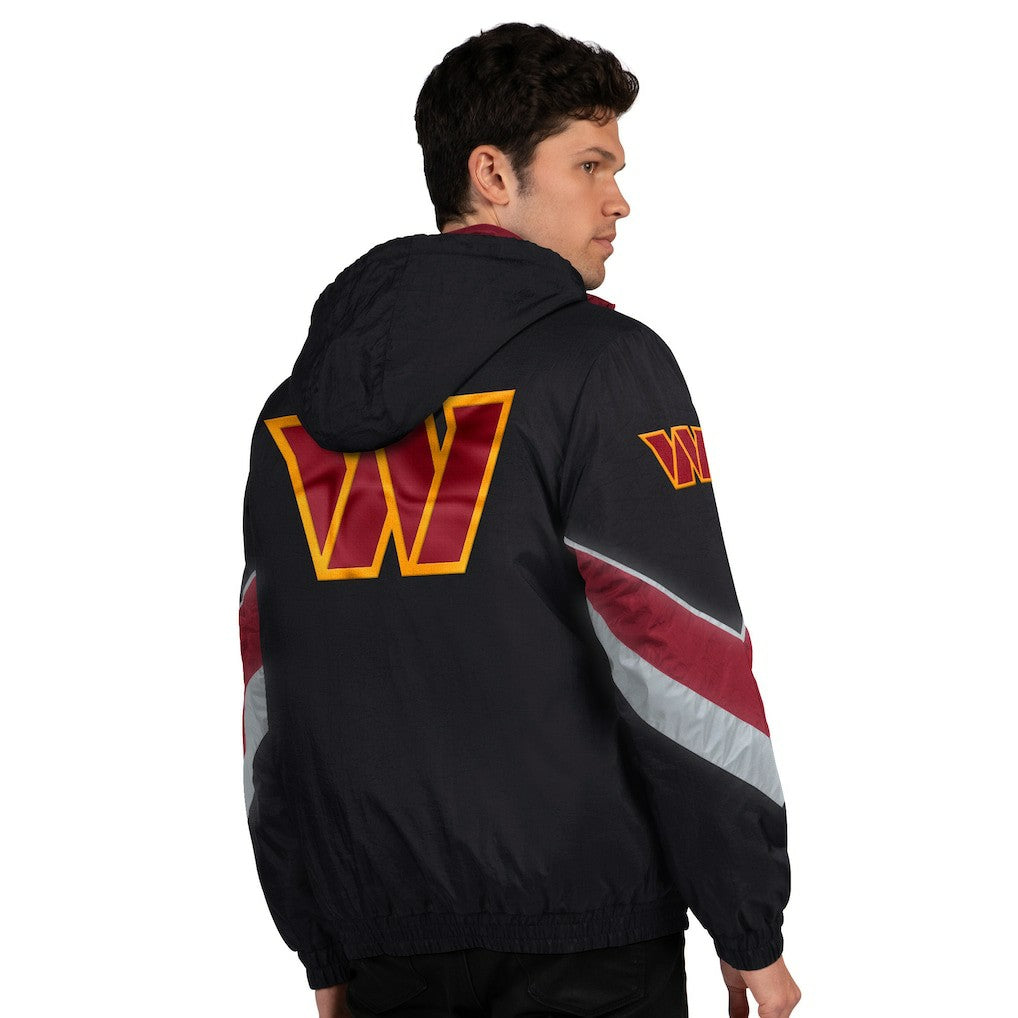 Washington Commanders Starter Thursday Night Gridiron Full-Zip Jacket Black/Burgundy