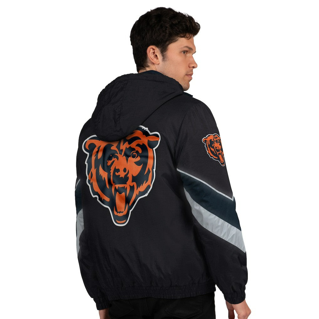Chicago Bears Starter Thursday Night Gridiron Full-Zip Jacket Black/Navy