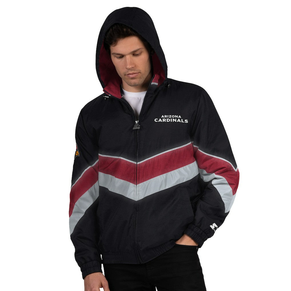 Arizona Cardinals Starter Thursday Night Gridiron Full-Zip Jacket Black/Cardinal