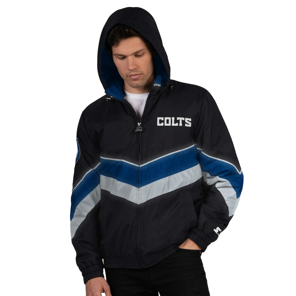 Indianapolis Colts Starter Thursday Night Gridiron Full-Zip Jacket Black/Royal