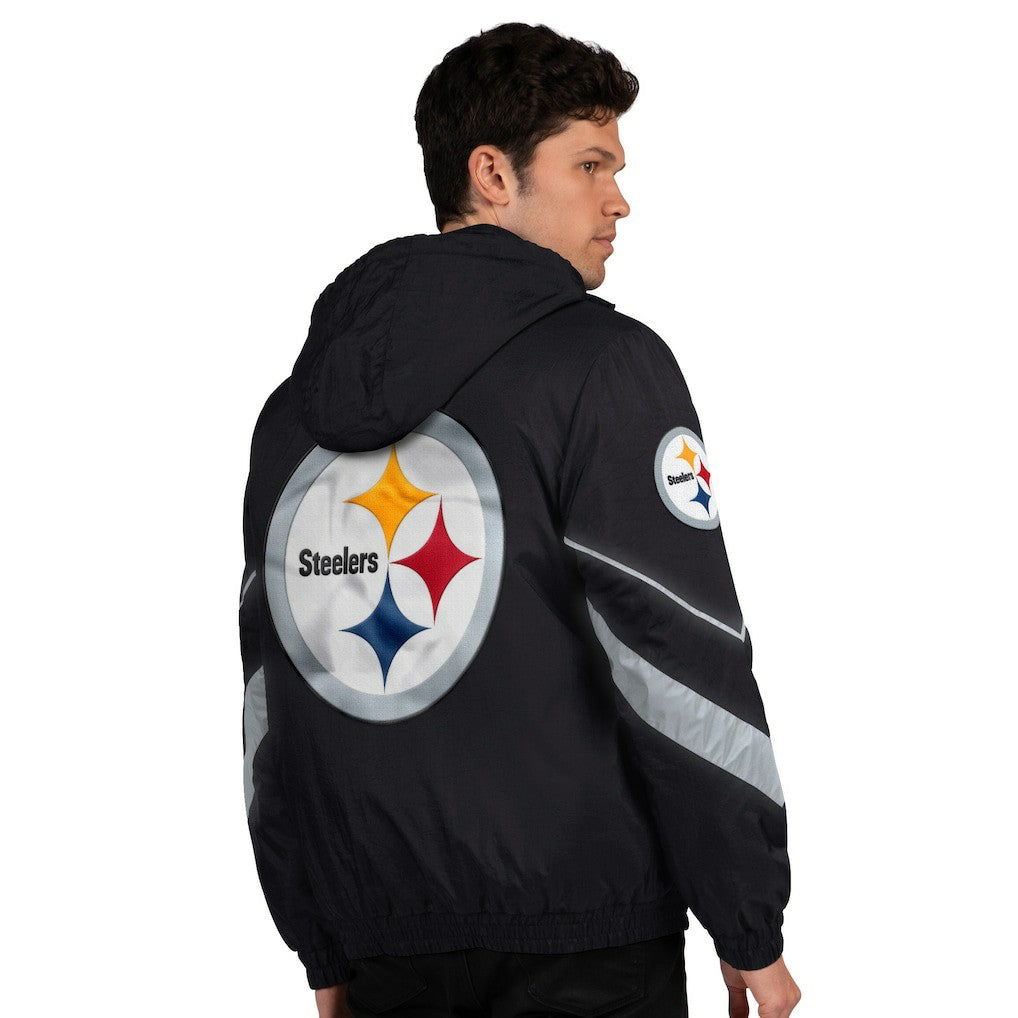 Pittsburgh Steelers Starter Thursday Night Gridiron Full-Zip Jacket Black/Gold