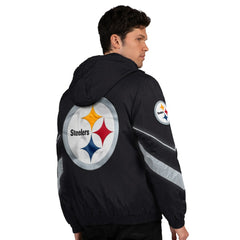 Pittsburgh Steelers Starter Thursday Night Gridiron Full-Zip Jacket Black/Gold