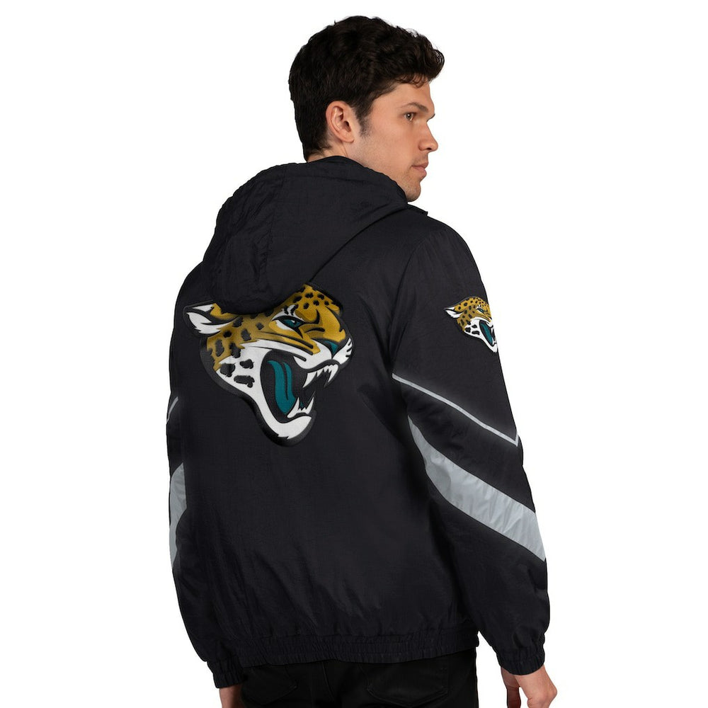 Jacksonville Jaguars Starter Thursday Night Gridiron Full-Zip Jacket Black/Teal