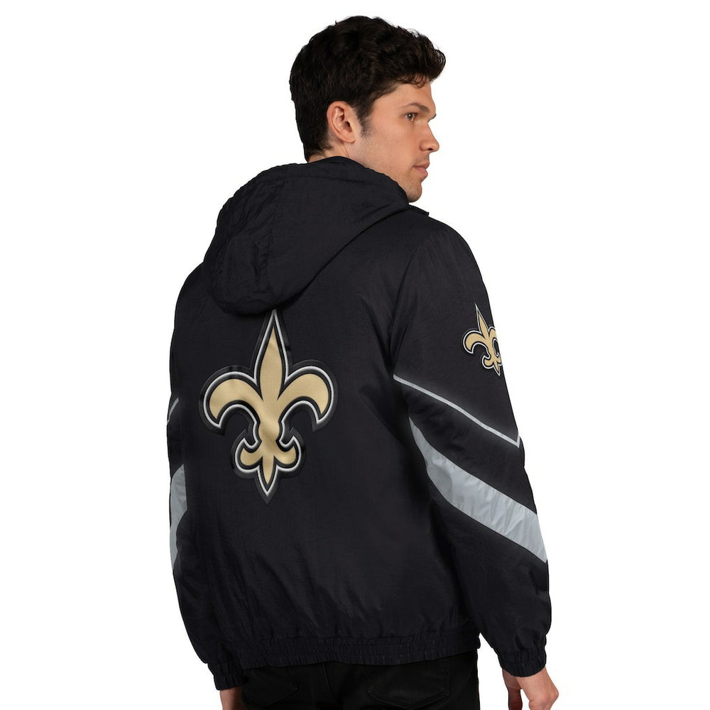 New Orleans Saints Starter Thursday Night Gridiron Full-Zip Jacket Black/Gold