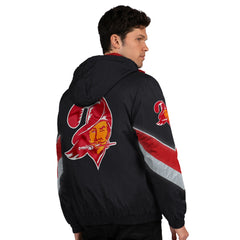 Tampa Bay Buccaneers Starter Thursday Night Gridiron Vintage Logo Full-Zip Hoodie Black