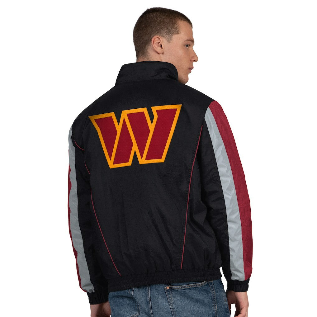 Washington Commanders Starter Thursday Night Gridiron Half-Zip Jacket Black