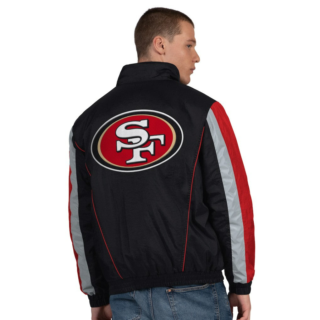 San Francisco 49ers Starter Thursday Night Gridiron Half-Zip Jacket Black