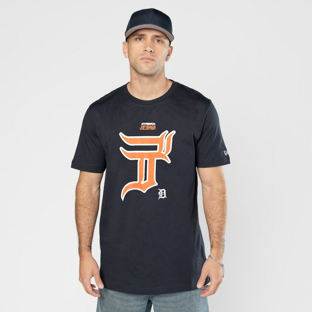 Detroit Tigers New Era x Hyperfly T-Shirt - Navy - New Era Discount