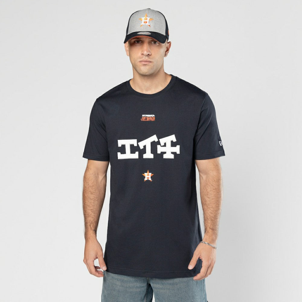 Houston Astros New Era x Hyperfly T-Shirt - Navy - New Era Discount