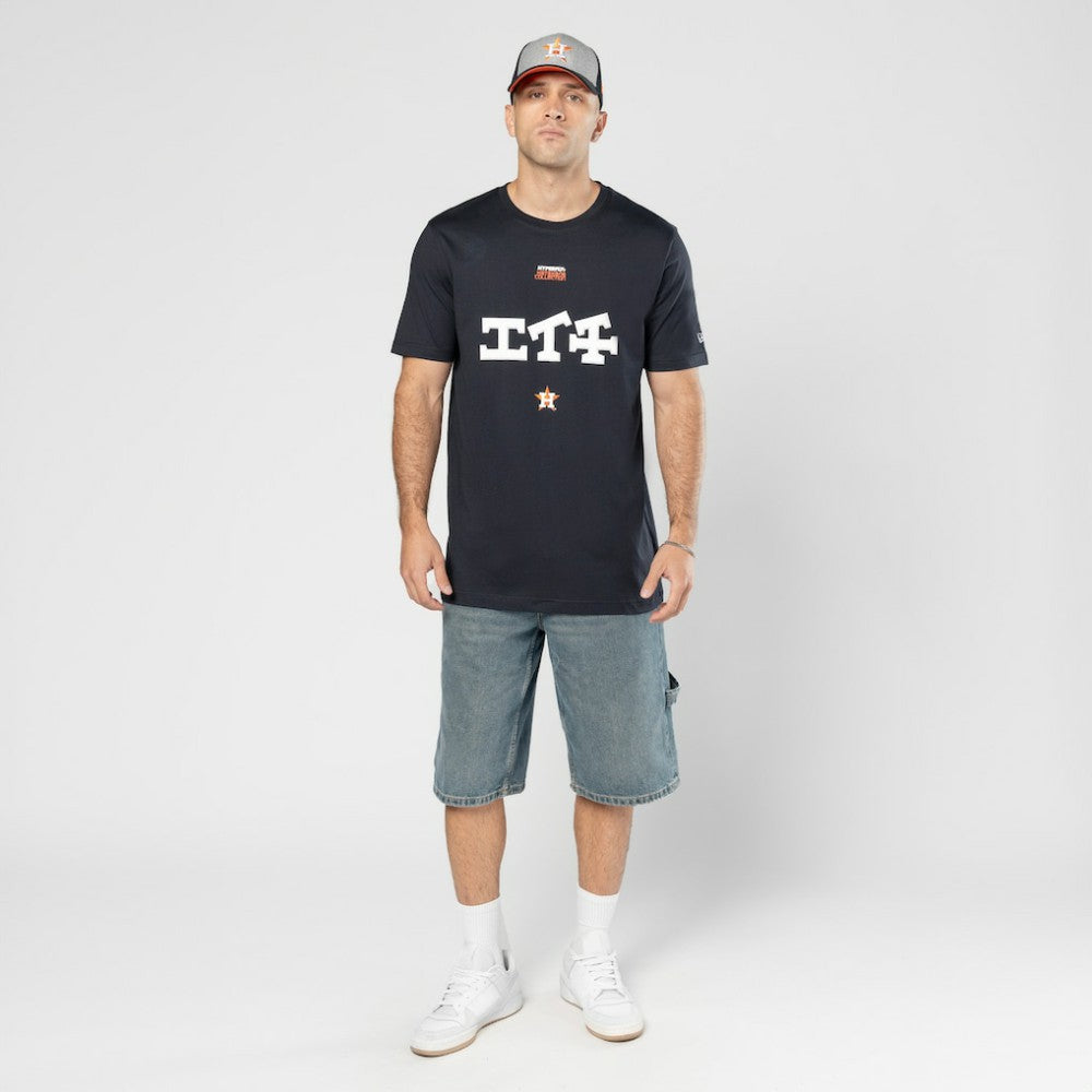 Houston Astros New Era x Hyperfly T-Shirt - Navy - New Era Discount