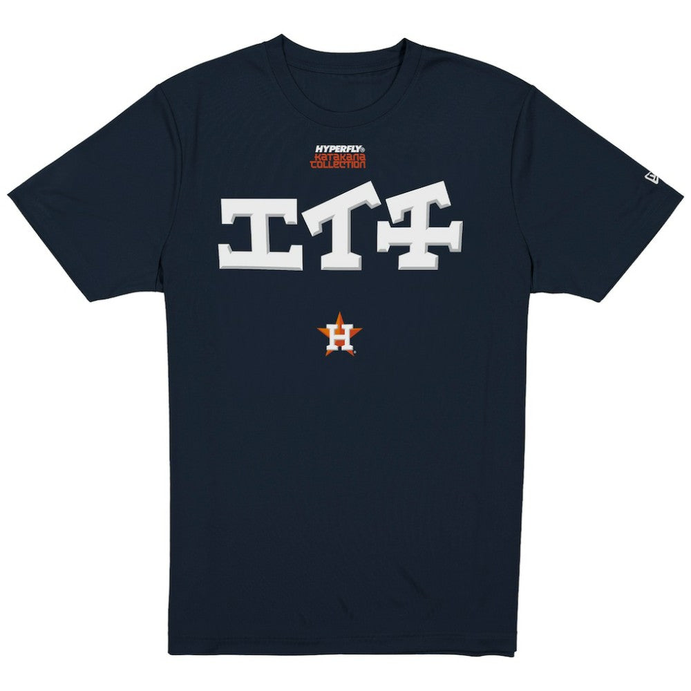 Houston Astros New Era x Hyperfly T-Shirt - Navy - New Era Discount