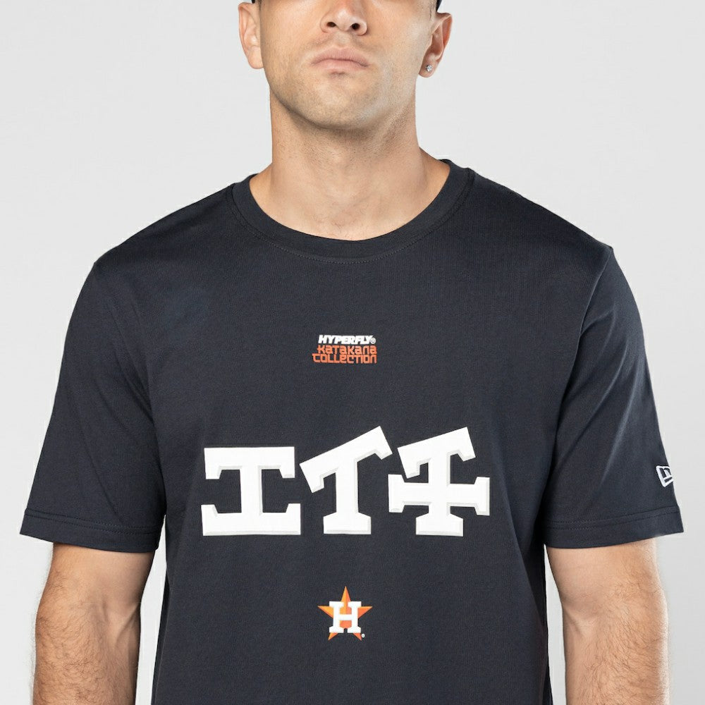 Houston Astros New Era x Hyperfly T-Shirt - Navy - New Era Discount