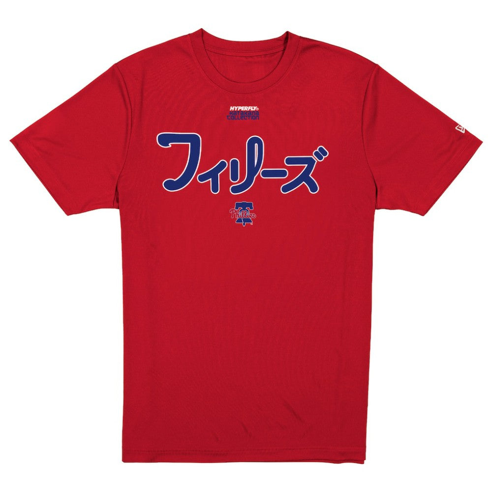 Philadelphia Phillies New Era x Hyperfly T-Shirt - Red - New Era Lifestyle