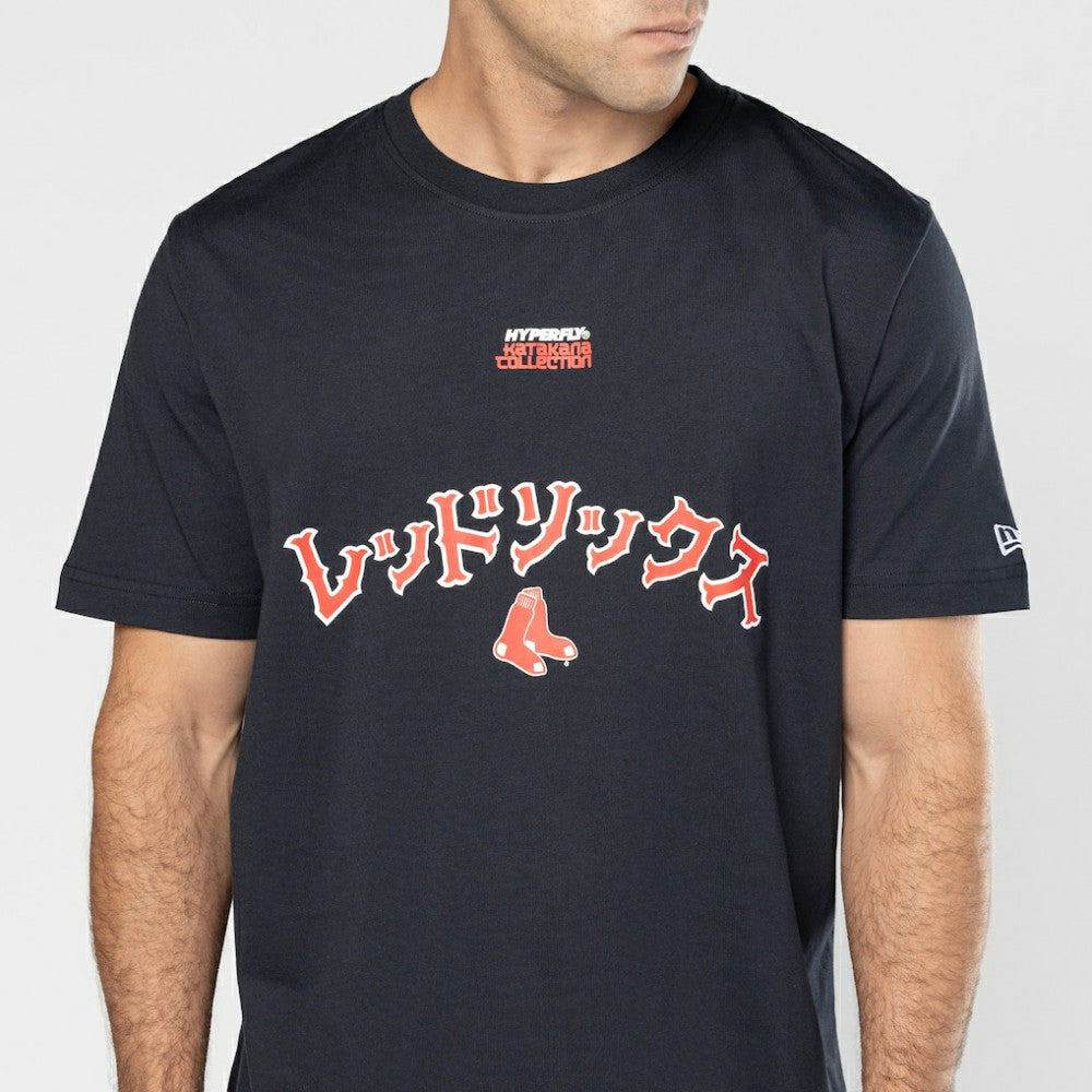 Boston Red Sox New Era x Hyperfly T-Shirt - Navy - New Era Online