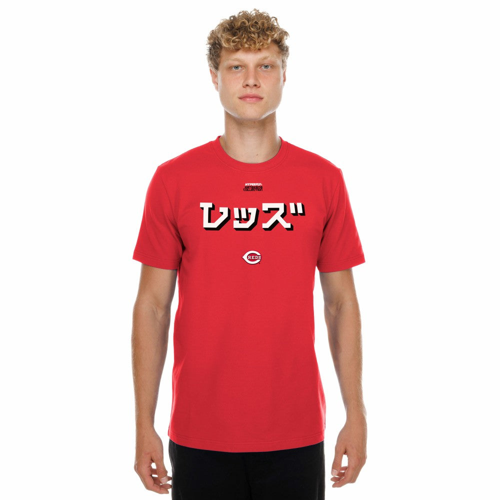 Cincinnati Reds New Era x Hyperfly T-Shirt - Red - New Era Discount