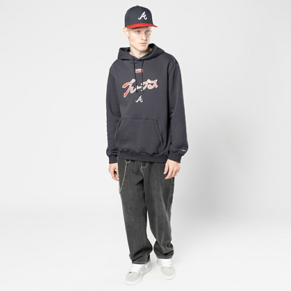 Atlanta Braves New Era x Hyperfly Hoodie - Navy - New Era Discount