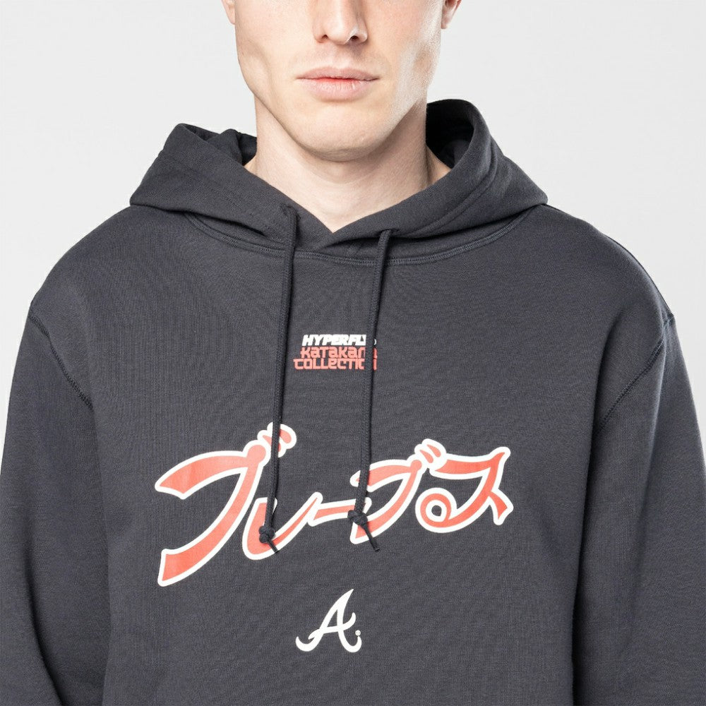 Atlanta Braves New Era x Hyperfly Hoodie - Navy - New Era Discount