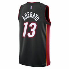 Bam Adebayo Miami Heat Youth Swingman Jersey Icon Edition Black | Nike Lifestyle