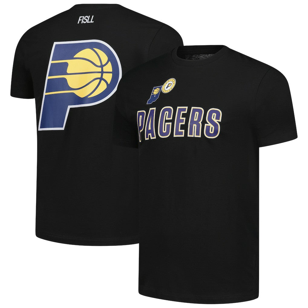 Indiana Pacers FISLL Unisex Oversize Logo T-Shirt Black