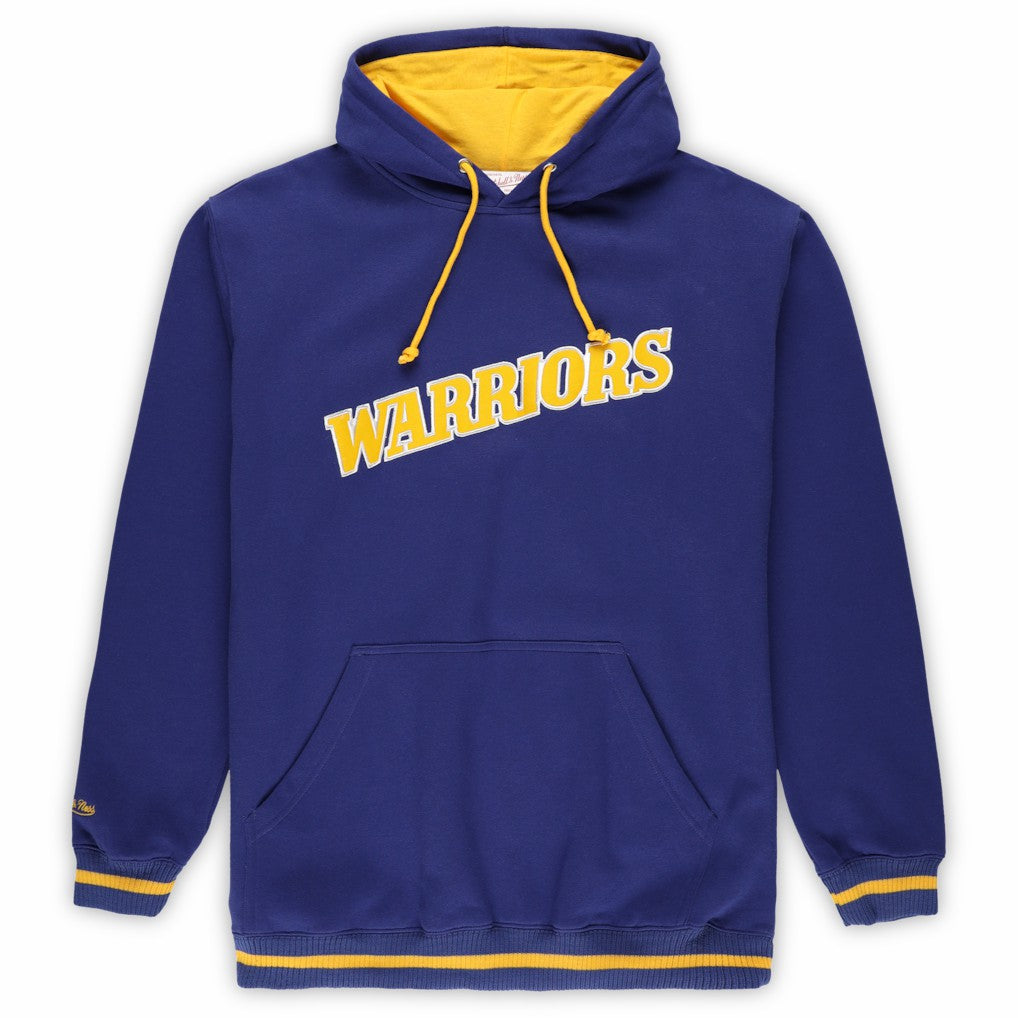 Golden State Warriors Hardwood Classics Big & Tall Hoodie for sale Royal | Mitchell & Ness