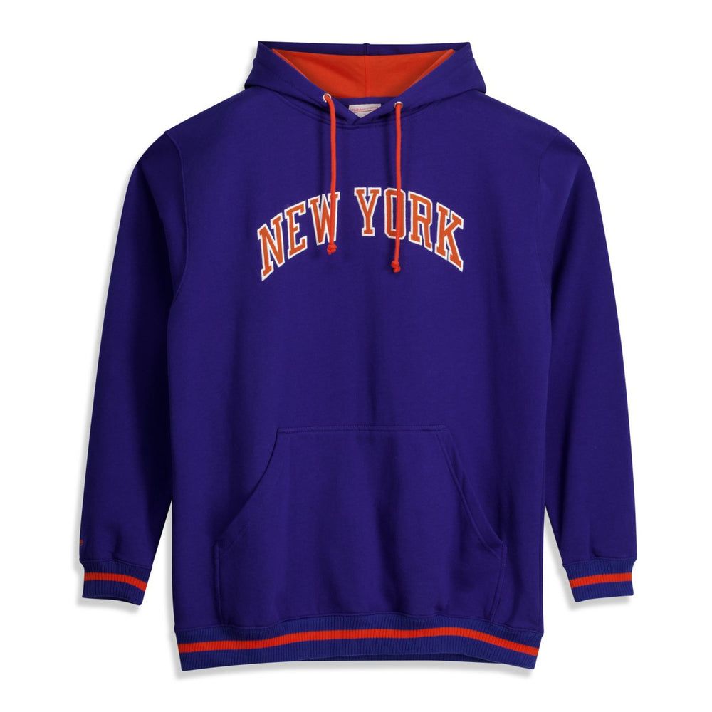 New York Knicks Hardwood Classics Big & Tall Hoodie Blue | Mitchell & Ness