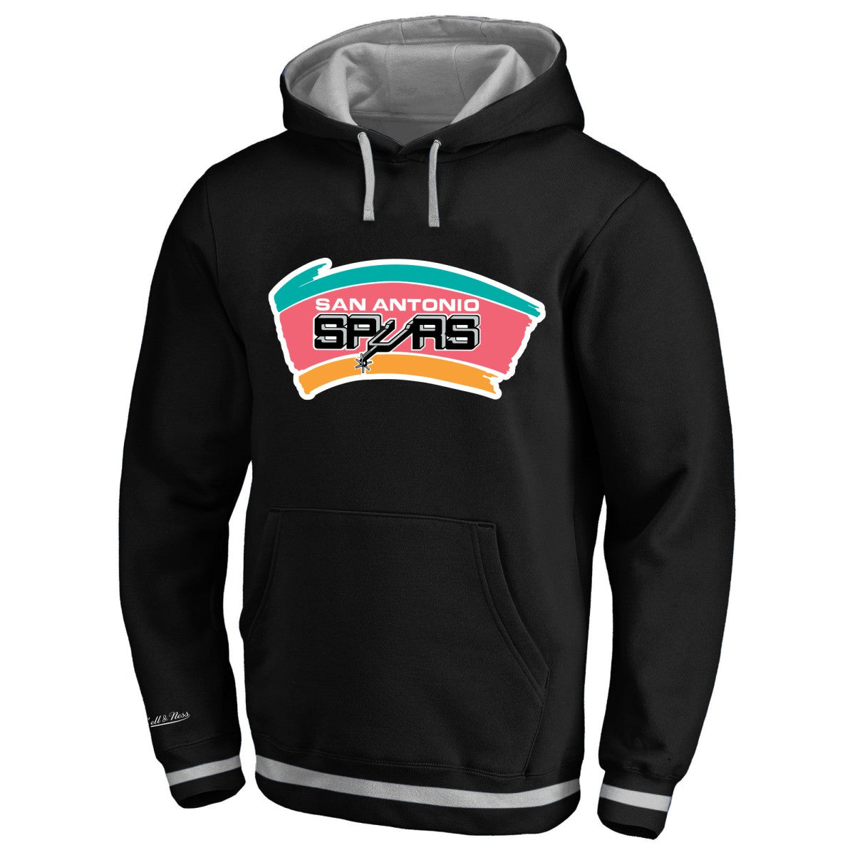 San Antonio Spurs Big & Tall Hardwood Classics Hoodie Black | Mitchell & Ness online