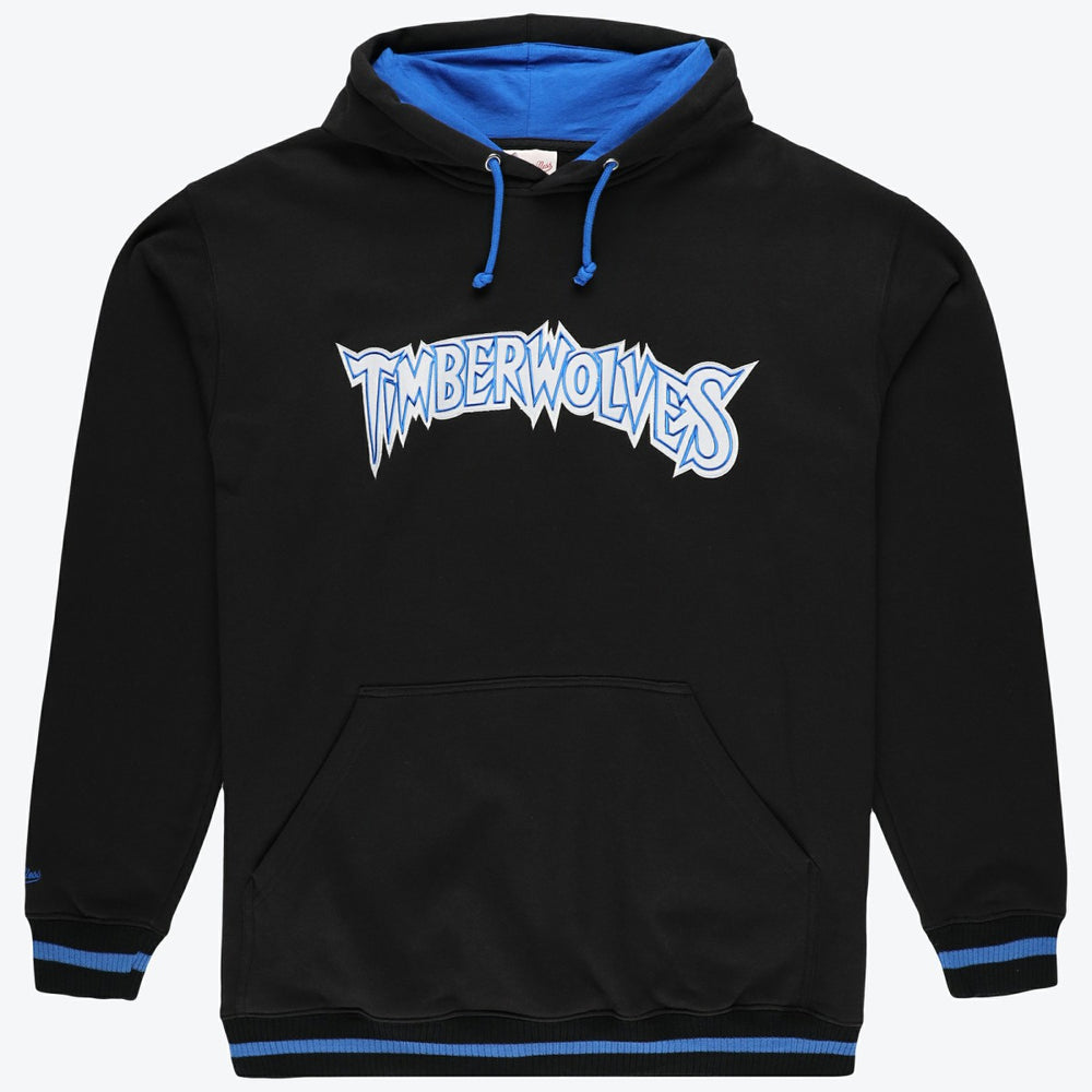 Minnesota Timberwolves Hardwood Classics Big & Tall Hoodie Black | Mitchell & Ness