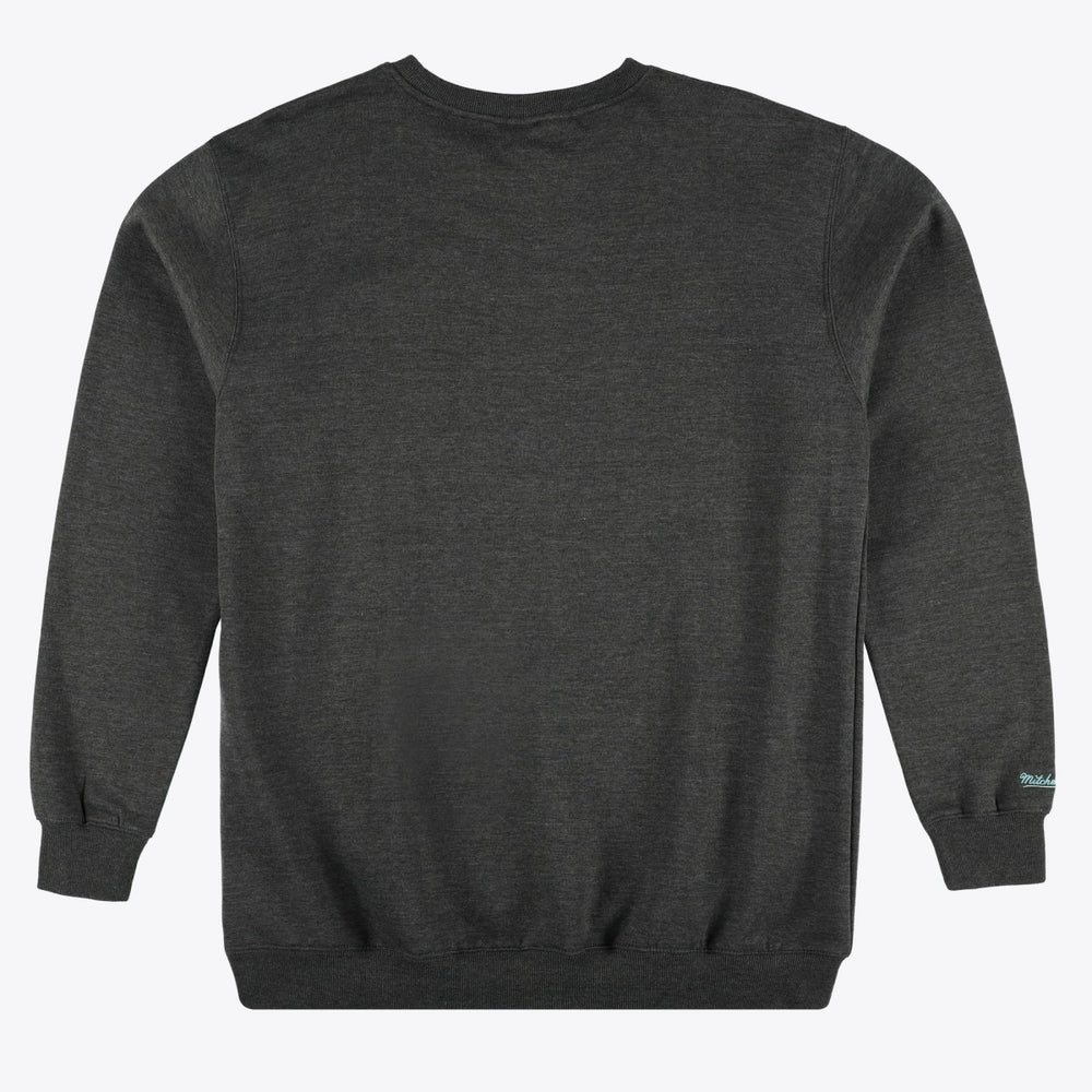Memphis Grizzlies Hardwood Classics Big & Tall Crewneck Sweatshirt Heather Charcoal | Mitchell & Ness Near Me