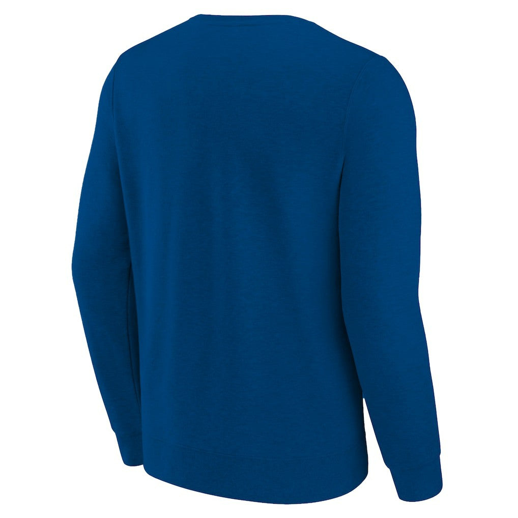 Dallas Mavericks Hardwood Classics Big & Tall Crewneck Sweatshirt Heather Blue | Mitchell & Ness US