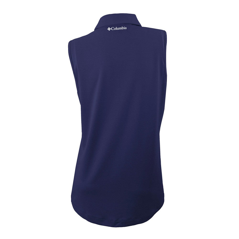 Minnesota Twins Columbia Women's Tend The Ball Sleeveless Polo - Navy - Columbia Lifestyle
