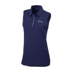 Seattle Mariners Columbia Women's Tend The Ball Sleeveless Polo - Navy - Columbia Online