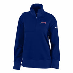 Los Angeles Angels Columbia Women's Birchwood Hills Quarter-Zip Pullover - Navy - Columbia Online