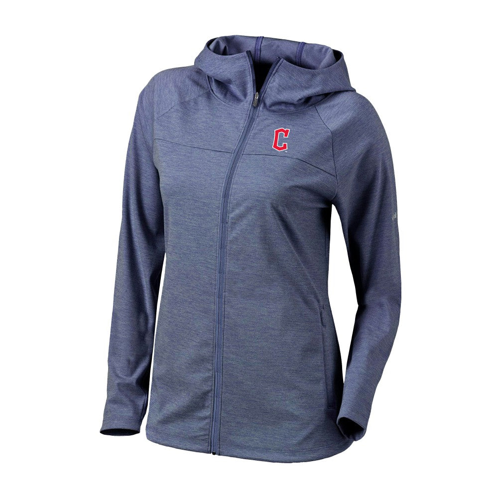Cleveland Guardians Columbia Women's Half Shot Full-Zip Hoodie - Navy - Columbia Discount