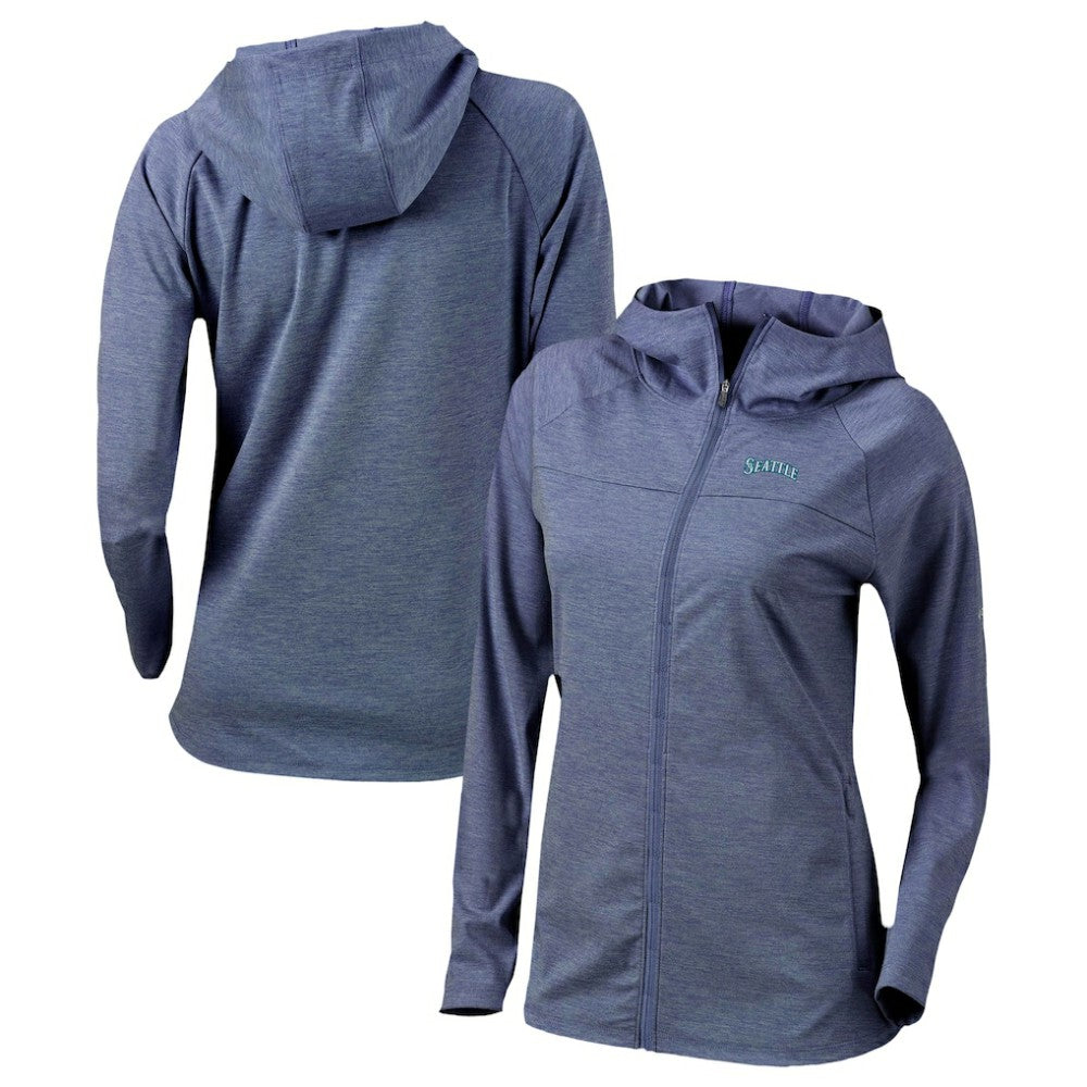 Seattle Mariners Columbia Women's Half Shot Full-Zip Hoodie - Navy - Columbia Sale