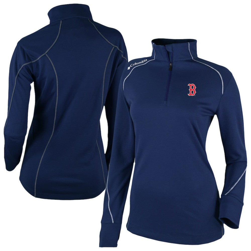 Boston Red Sox Columbia Women's Shotgun 2.0 Quarter-Zip Pullover - Navy - Columbia Sale