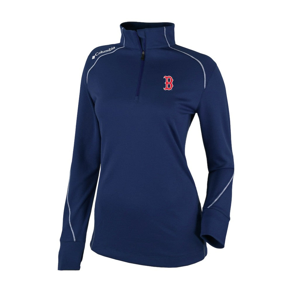 Boston Red Sox Columbia Women's Shotgun 2.0 Quarter-Zip Pullover - Navy - Columbia Sale