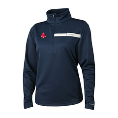 Boston Red Sox Columbia Women's Skiff Guide Fleece Half-Zip Pullover Jacket - Navy - Columbia Lifestyle