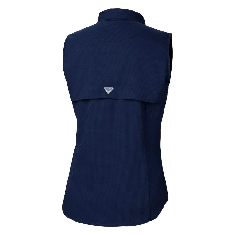 Seattle Mariners Columbia Women's Tamiami Sleeveless Shirt - Navy - Columbia Sale