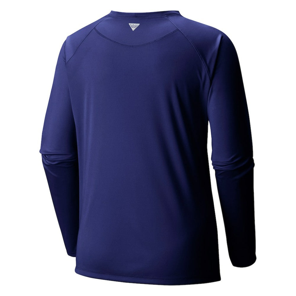 Washington Nationals Columbia Tidal Tee II Long Sleeve T-Shirt - Navy - Columbia on Sale