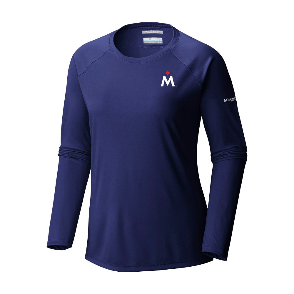 Minnesota Twins Columbia Tidal Tee II Long Sleeve T-Shirt - Navy - Columbia Sale