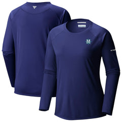 Seattle Mariners Columbia Tidal Tee II Long Sleeve T-Shirt - Navy - Columbia on Sale