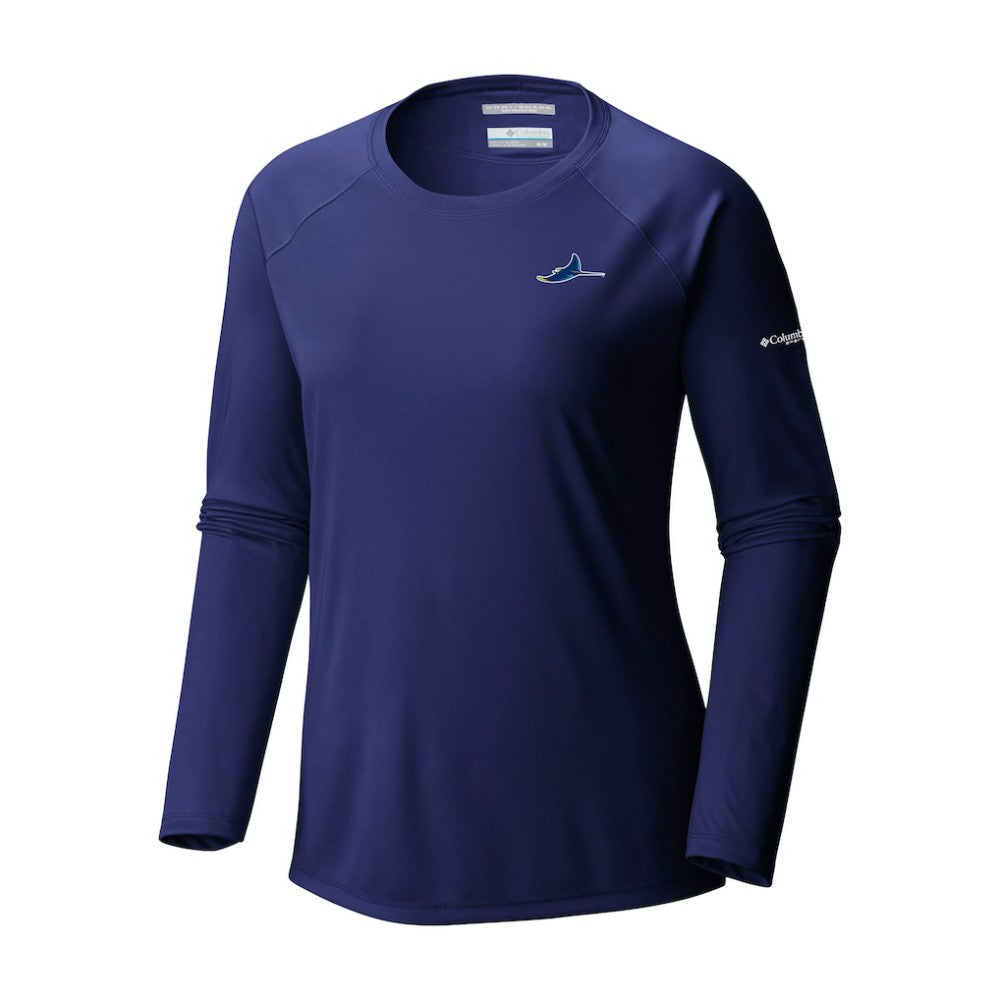 Tampa Bay Rays Columbia Tidal Tee II Long Sleeve T-Shirt - Navy - Columbia Lifestyle