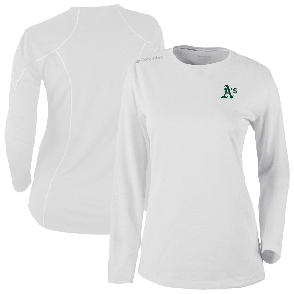 Athletics Columbia Shotgun Long Sleeve T-Shirt - White - Columbia Online