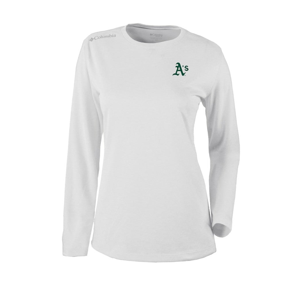 Athletics Columbia Shotgun Long Sleeve T-Shirt - White - Columbia Online