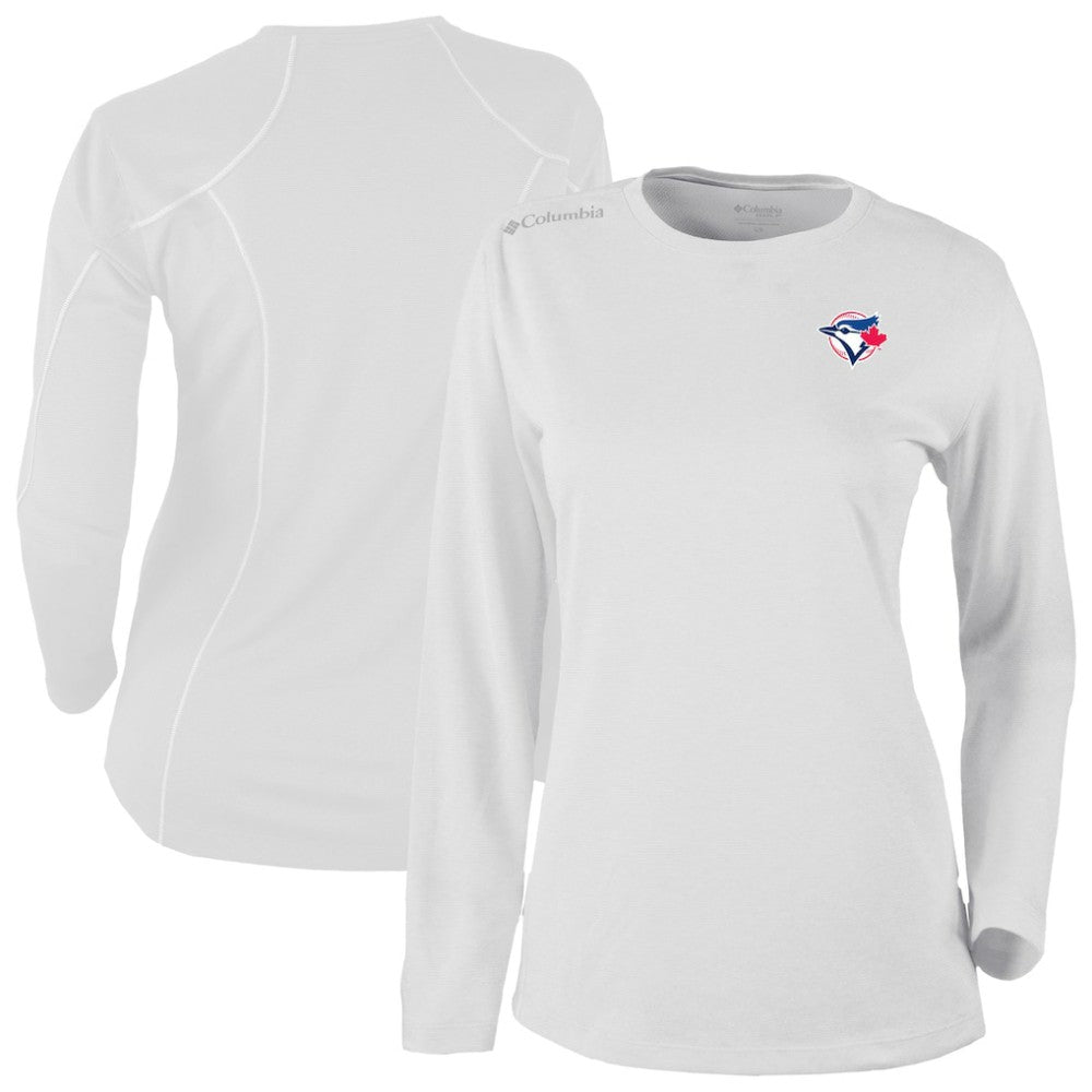 Toronto Blue Jays Columbia Shotgun Long Sleeve T-Shirt - White - Columbia Lifestyle