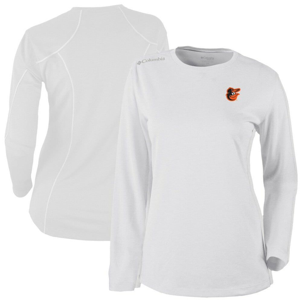 Baltimore Orioles Columbia Shotgun Long Sleeve T-Shirt - White - Columbia Online