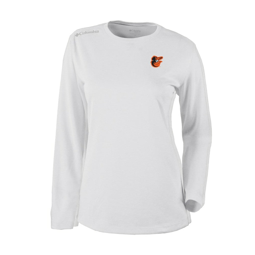 Baltimore Orioles Columbia Shotgun Long Sleeve T-Shirt - White - Columbia Online