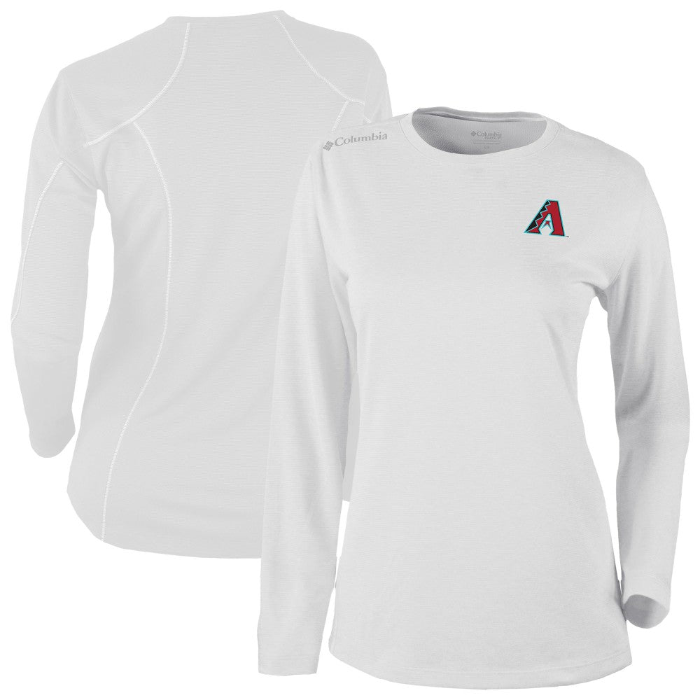 Arizona Diamondbacks Columbia Shotgun Long Sleeve T-Shirt - White - Columbia Discount