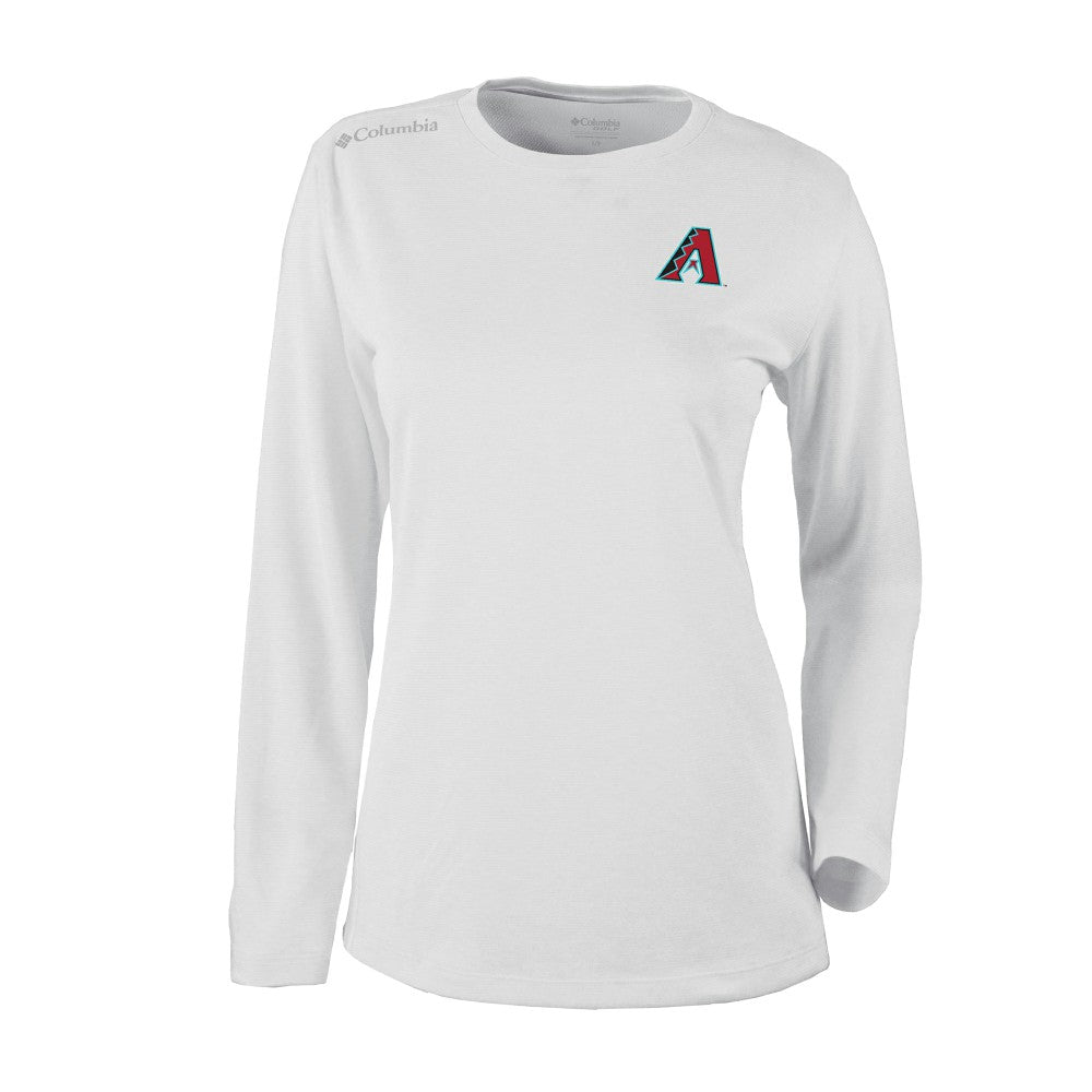 Arizona Diamondbacks Columbia Shotgun Long Sleeve T-Shirt - White - Columbia Discount